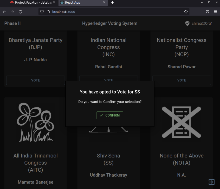 nBlockVote website preview image